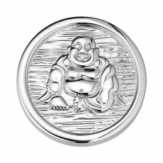 Coin Edelstahl Buddha, Ø25mm