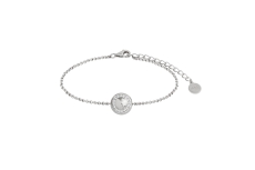 Xenox Armband Silber rhodiniert