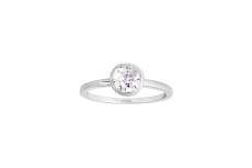 Xenox Ring poliert Silber rhodiniert Zirkonia Ø6,0mm