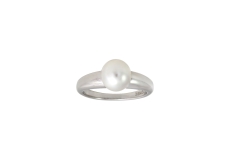 Xenox Ring Silber mit weißer Perle 8mm