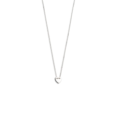 Xenox Kette Silber rhodiniert mit Durchzugherz