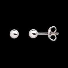 Xenox Ohrstecker Silber Kugel Ø 4mm