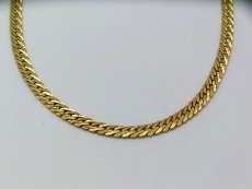 Collier Gelbgold 333/-, 6,5mm breit, 29,5gr