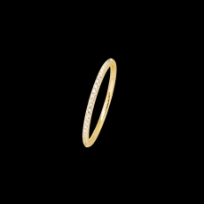 Xenox Ring Silber vergoldet mit Zirkonia  1,4mm breit