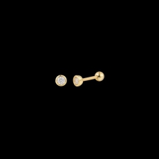 Xenox Ohrstecker Helix Silber