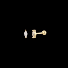 Xenox Ohrstecker Helix Silber