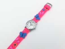 Kinderuhr Quartz mit pink