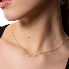 Xenox Kette Silber vergoldet