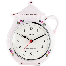 Wanduhr Keramik mit Funk