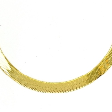 Collier Silber vergoldet