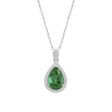 Lotus Kette Silber rhodiniert