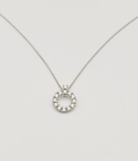 Collier 585/- Weißgold