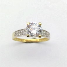 Antragsring Gelbgold 585/-