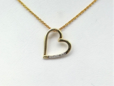 Anhänger Herz 585/-Gelbgold