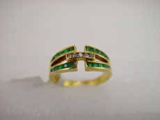 Damenring 750/- Gelbgold