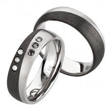 Ring Titan mit Carbon