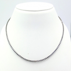 Kette Venezianer 2mm geschwärzt 45cm 925/-