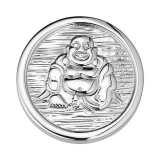 Coin Edelstahl Buddha, Ø25mm