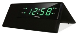Radiowecker Funk digital,Dual Alarm (2 Weckzeiten), Wecker (Alarmfunktion), Snooze (Schlummerfunktion),Maße 6x13cm
