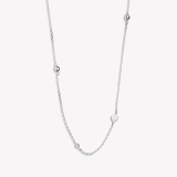 Xenox Kette Halbkugeln und Zirkonia