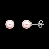 Xenox Ohrstecker Perle roséfarben Ø 8mm
