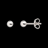 Xenox Ohrstecker Silber Kugel Ø 4mm