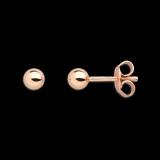 Xenox Ohrstecker Silber rosévergoldet Kugel Ø3mm