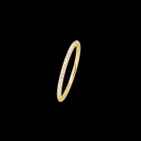 Xenox Ring Silber vergoldet mit Zirkonia  1,4mm breit