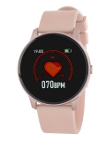 Marea Smartwatch rund Silikonband nude