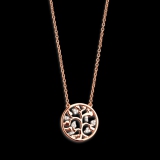 Xenox Kette Silber rosé Anhänger Lebensbaum Ø15mm