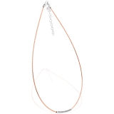 Collier Reifform Silber rosé
