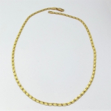 Collier 333/-Gelbgold Blättchen