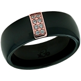 Ring Ceramic schwarz