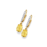 Ohrpendel 333/-Gelbgold poliert