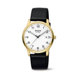 Boccia Herrenuhr Titangehäuse vergoldet