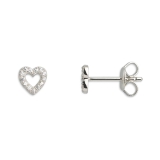 Xenox Ohrstecker Silber rhodiniert