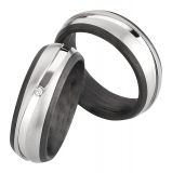 Ring Titan mit Carbon